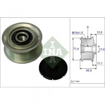 Rueda Libre de Alternador INA 535 0055 10 - Puleggia de Alta Calidad para Sistema Eléctrico