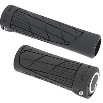 Ergon Mango de Bicicleta Uni GA2 con Cambio de Giro Simple, Negro, un tamaño