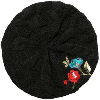 Desigual Hat_caribou, Boina para Mujer, Negro
