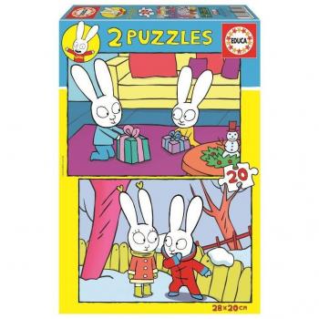 Puzzle - Baby: Simon el Conejo (2x20 pcs)