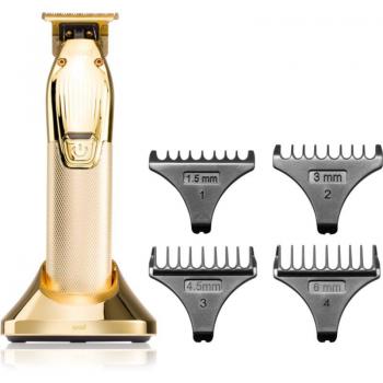 PARADIX HAIR TRIMMER GOLD - Maquinilla Cortapelos, 1 Ud, color dorado, diseño ergonómico, cuchillas de acero inoxidable, recargable por USB, batería de larga duración