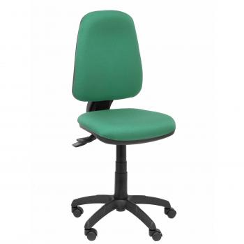 Silla de Oficina Piqueras y Crespo Sierra S Bali Verde Esmeralda con Base de Poliamida Negra