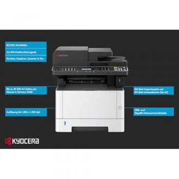 Impresora Multifuncional Láser Monocromo Kyocera ECOSYS MA3500fx A4 4 en 1 (35 ppm, Ethernet)