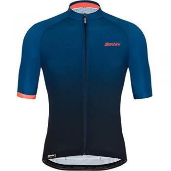 Santini Karma Luce Jersey Camiseta de Trineo, Hombre, Azul Espacial, Large