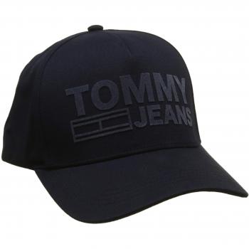 Tommy Hilfiger Tju Flock Cap, Gorra de béisbol Unisex Adulto, Azul