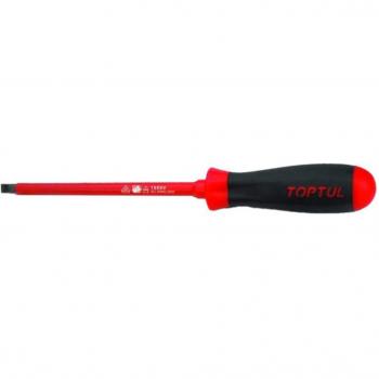 Destornillador plano aislado TOPTUL 8 mm 175 mm