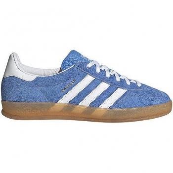Adidas Gazelle Indoor Sneakers Blue Fusion/Cloud White/Gold Metallic Size 44