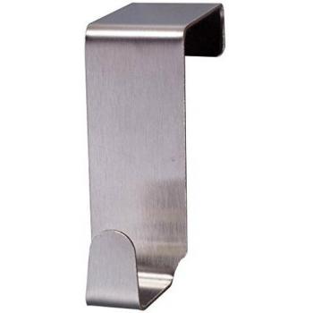 Laroom Juego 4 Perchas, Acero Inoxidable, Metal, 4 Unidades