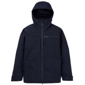 Burton Chaqueta Pillowline Goretex 2l Negra para hombre, con capucha, talla XXL