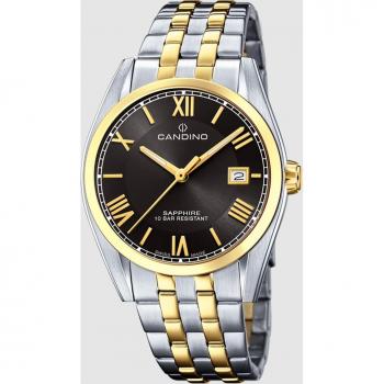 Reloj Suizo Candino Para Hombre, Colección Couple Color Negro C4702/D