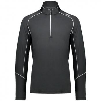 Sudadera CMP 30L0537 Gris para hombre con forro polar, ideal para esquí, talla S