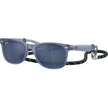 Ray-Ban Junior New Wayfarer RJ9052S 714855 47-15 Opal Blue Square Sunglasses
