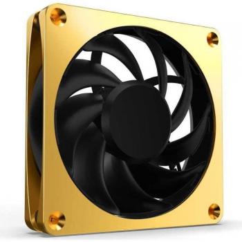 Alphacool Apex Stealth Metal Power 120mm Fan 3000rpm Gold