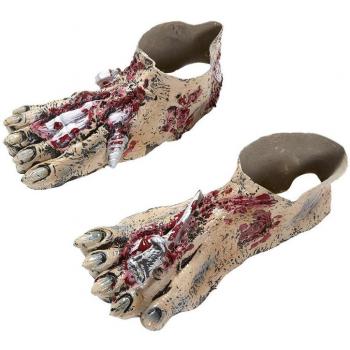Par de Pies de Zombie de Látex