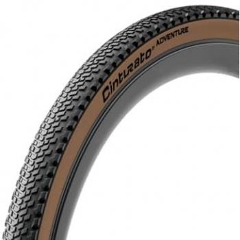Pirelli Cinturato Adventure Tubeless 700c x 35 Cubierta de Gravel, 35-622, Classic, Negro Marrón, Talla Única