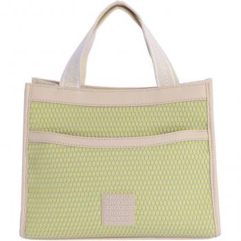 Bolso de mano Lucia beige con cremallera
