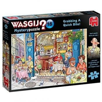 Wasgij Mystery 1000 Piece Puzzle - Grabbing A Quick Bite!