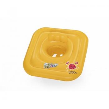 Flotador Asiento Cuadrado Bebé 76x76 Cm. Swin Safe Bestway 32050