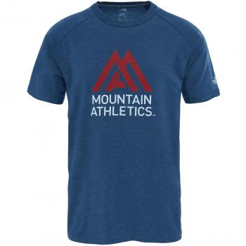 North Face Wicker Graphic Camiseta, Hombre, Azul, XL