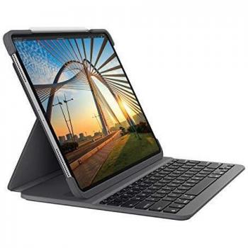 Funda Slim Folio Pro con Teclado Bluetooth para iPad Pro 11 (1ra, 2da y 3ra generación) - Grafito