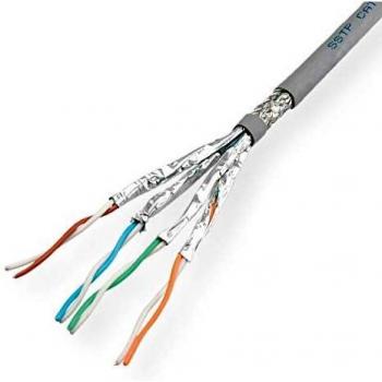Cable S/FTP Cat.7 (Clase F) de Hilo Sólido Dca, 100m - VALUE