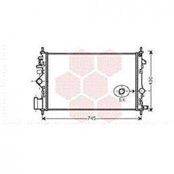 Van Wezel 37002474 Ventilador, refrigeración del Motor