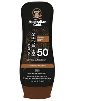 Australian Gold Instant Bronzer Sunscreen Lotion SPF50 237ml