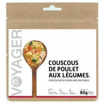 Cuscús Liofilizado de Pollo y Verduras 80g - 331 Kcal - Voyager Nutrition