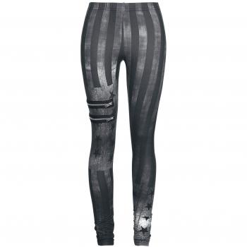 Rock Rebel by EMP Built For Comfort Leggings Negro/Gris XXL