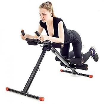 TechFit Dispositivo para Modelado de Abdomen y Cintura, Vertical, Plegable, AB Trainer, Mejorador de Resistencia