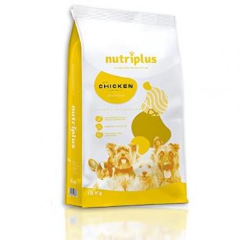 Nutriplus Alimento Balanceado para Perros Adultos Sabor Pollo 15 kg