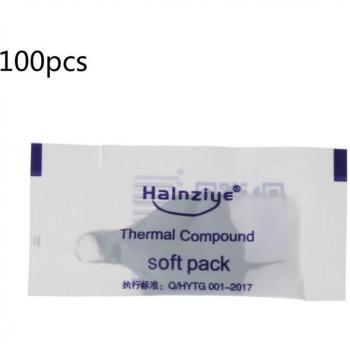 Pasta Térmica de Silicona para CPU - 100 Piezas, Compuesto Refrigerante para Disipadores de Calor