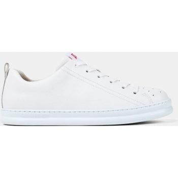 Camper - Zapatillas de piel de hombre blancas con cordones
