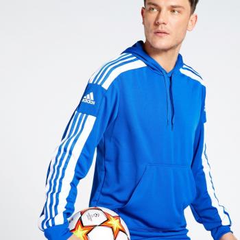 Adidas Squadra 21 Men's Hoodie - Royal Blue / White, Size M