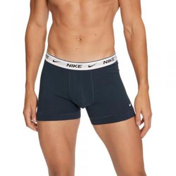 Calzoncillos Nike Trunk 2pk Hombre Navy/Gris, Bóxer Nike Trunk Gris Negro (2 Unidades) - XL