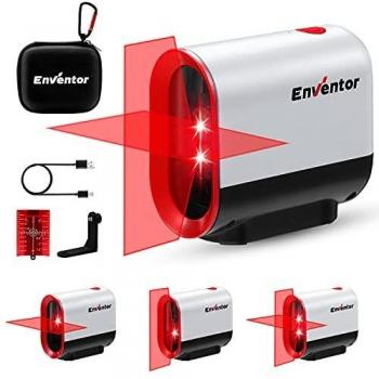 Nivel Láser Rojo de 35M, Nivel Láser Autonivelante ENVENTOR, 3 Modos