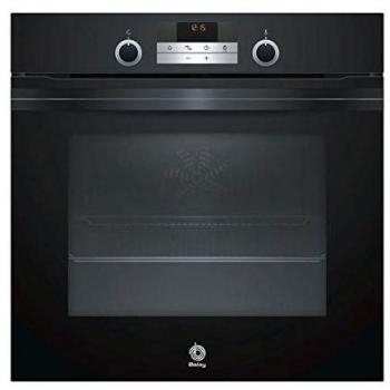 Balay 3HB5358N0 - Horno Serie Cristal, Limpieza Aqualisis, 60 x 60 cm, Lanzamiento 2021, Negro