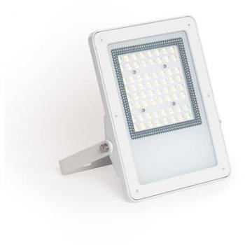 Foco Proyector LED 50W Regulable 0-10V 170 lm/W IP65 Elegance Slim PRO Blanco Cálido 3000K Asimétrico 120ºx50º