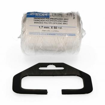 Bobina trenzada polipropileno 8842 50m blanco - Bixoto.com