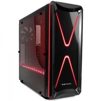 Mars Gaming MC6, caja PC Micro ATX, 2 ventiladores 12 cm, VGA hasta 37,5 cm, RGB