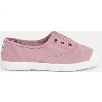 Zapatillas de lona con puntera de goma y cierre elástico