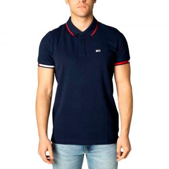 Tommy Jeans - Polo Cuffs Azul Marino con Detalle de Puños