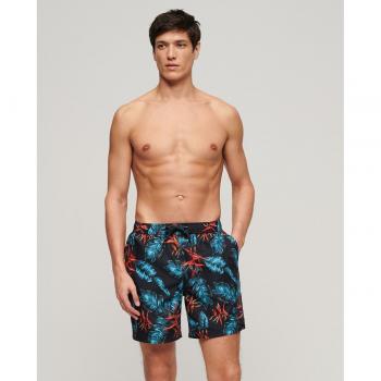 Superdry Men's Hawaiian Print Swim Shorts 17 Sustainable Recycled Polyester