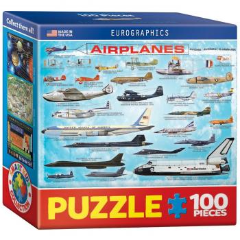 Rompecabezas Eurographics Aviones - 100 piezas