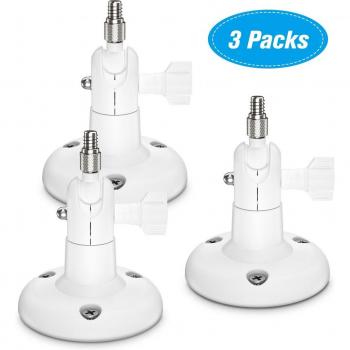 Soporte de pared ajustable 3 en 1 para cámaras ARLO HD/PRO/PRO2/GO/ULTRA y WYZE CAM PAN