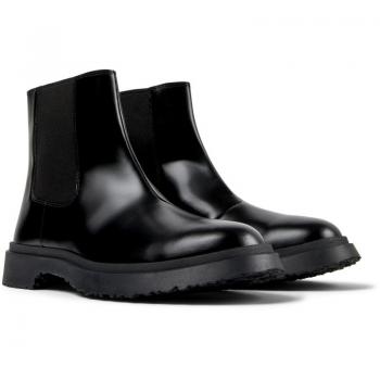 CAMPER Walden Men's Ankle Boots - Black Smooth Leather, Size 43 (US 9.5)