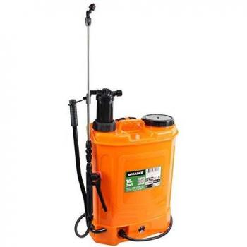 Mader Garden Tools 69092 Pulverizador 2 en 1 con Batería Litio y Manual, 16L, 12V, 8A