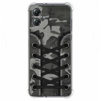 Funda Antigolpes de Silicona para Motorola Moto G54 5G con Diseño de Zapatillas y Dibujos
