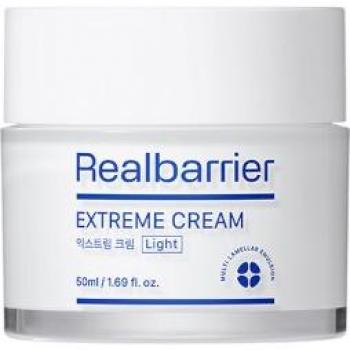 Real Barrier Extreme Cream Light 50ml - Cosmetics, lightweight moisturizer, suitable for sensitive skin, provides intense hydration, strengthens skin barrier, non-comedogenic, free from parabens and artificial fragrances