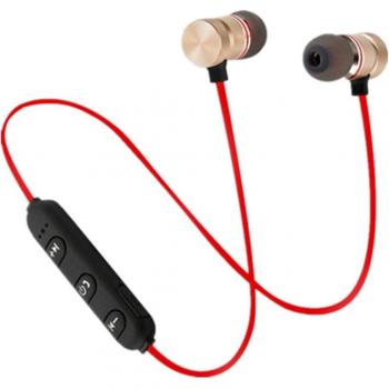 Auriculares Deportivos Inalámbricos Bluetooth 5.0 HiFi Estéreo HD con Micrófono y Banda para el Cuello, Mini Auriculares Portátiles para Móvil